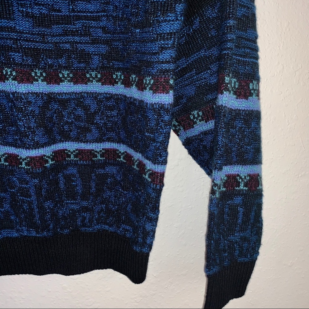 Vintage patterned sweater good condition - Picture 7 of 8